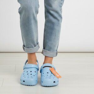 Light Blue Unisex Garden Clogs - Waterproof, Lightweight, & Comfortable Slip-On